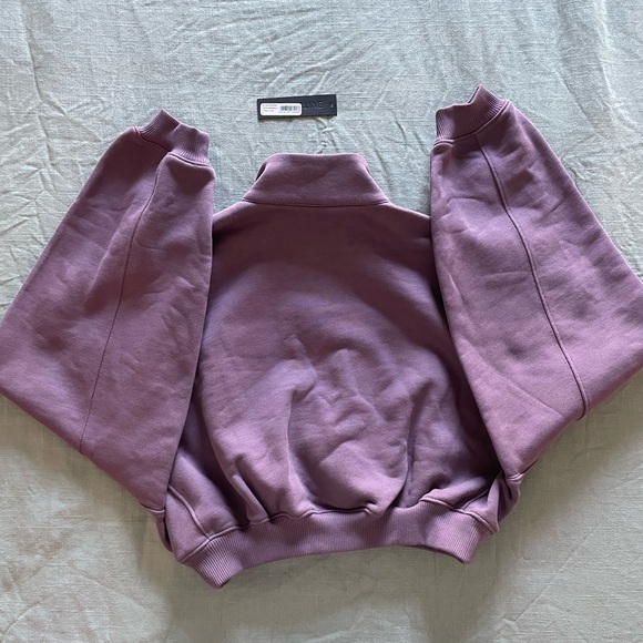 Oner Active All Day Cosy Crop 1/4 Zip Sweatshirt - Picture 5 of 8